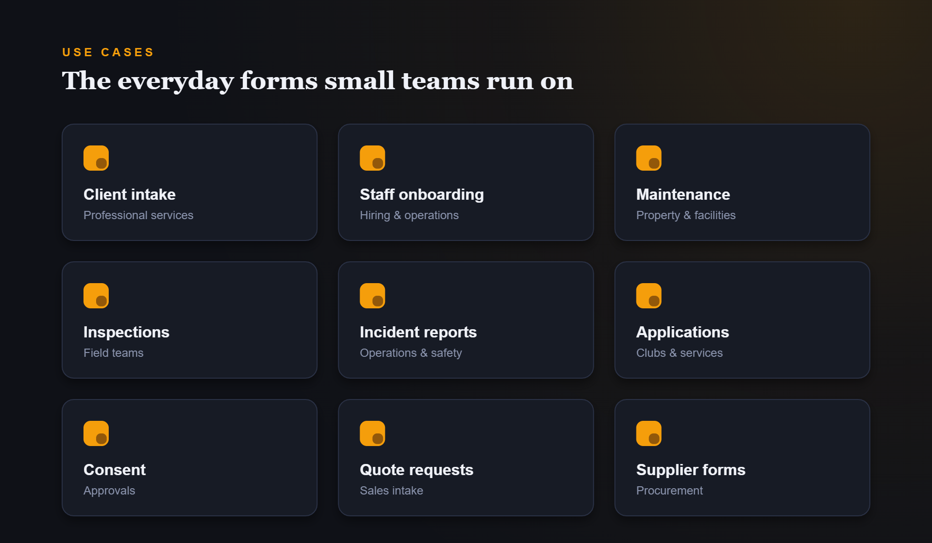 Placeholder overview image for small-business PDF form use cases.